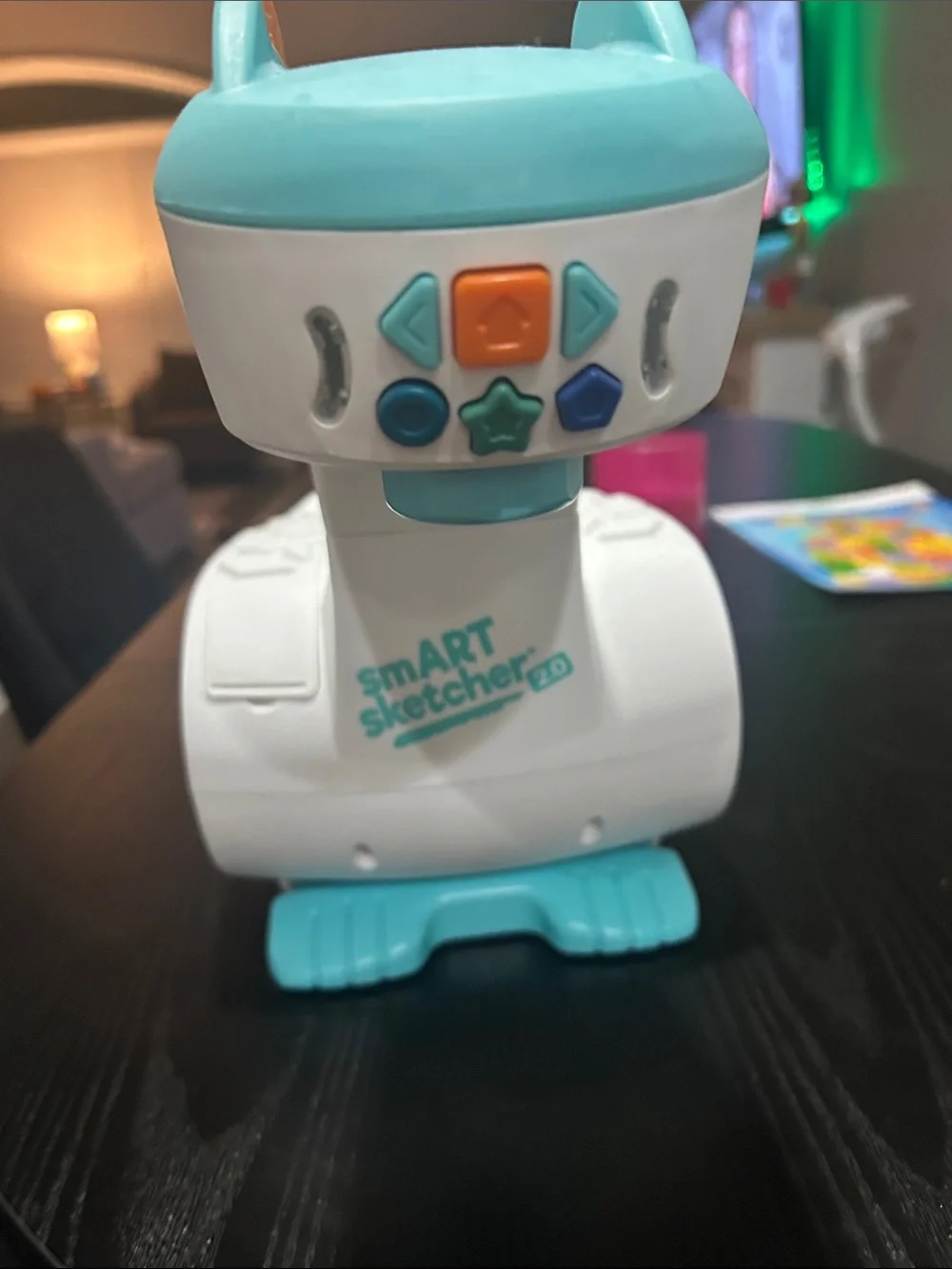 Kids Drawing Robot - White & Teal